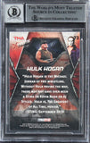 Hulk Hogan Authentic Signed 2010 Tristar TNA Xtreme #73 Card Auto 10 BAS Slabbed
