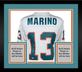 Frmd Dan Marino Miami Dolphins Signed White Replica M&N Jersey & "HOF 05" Insc