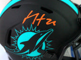 Xavien Howard Signed Miami Dolphins Eclipse Mini Helmet - Beckett Witness *Org