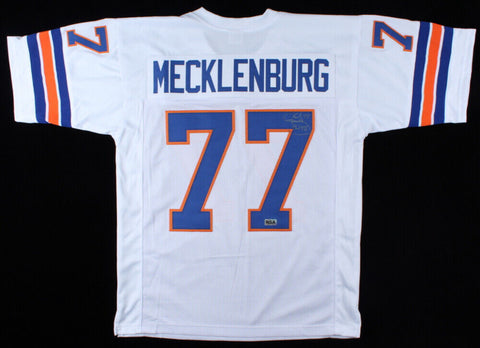 Karl Mecklenburg Signed Denver Broncos Jersey (RSA COA) 6xPro Bowl Linebacker