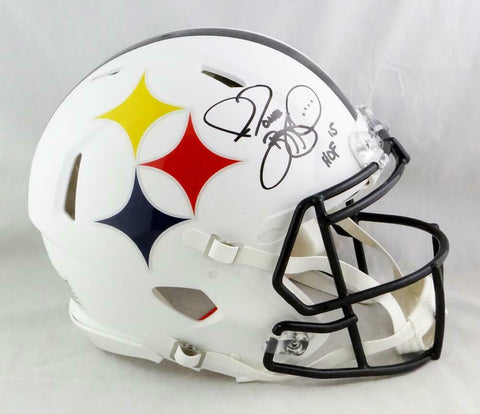 Jerome Bettis Signed Steelers F/S AMP Authentic Helmet w/ HOF - Beckett W Auth