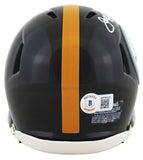 Steelers Joe Greene "HOF 87" Authentic Signed 63-76 TB Speed Mini Helmet BAS Wit