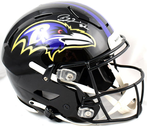 Ray Lewis Autographed Baltimore Ravens F/S Speed Flex Helmet- Beckett W Hologram