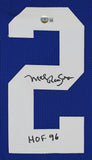 Mel Renfro "HOF 96" Authentic Signed Blue Pro Style Jersey BAS Witnessed