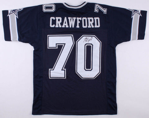 Tyrone Crawford Signed Dallas Cowboys Jersey (JSA COA) Veteran Defensive Lineman