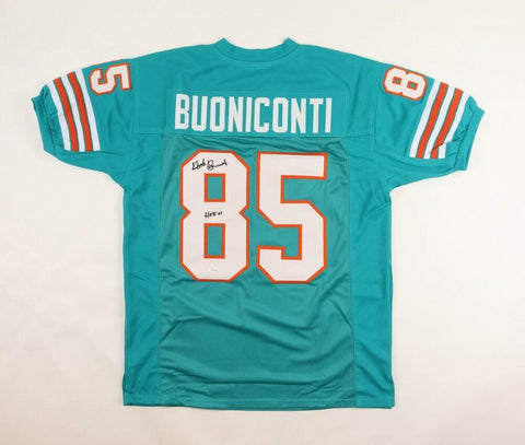 Nick Buoniconti Signed Jersey Inscribed "HOF 01" (JSA) Miami Dolphins All Pro LB