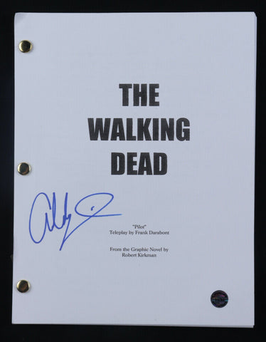 Addy Miller Signed "The Walking Dead" Pilot Episode Script (Legends COA)