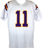 Daunte Culpepper Autographed White Pro Style Jersey-Beckett W Hologram *Silver