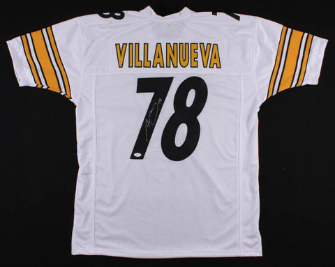 Alejandro Villanueva Signed Pittsburgh Steelers Jersey (TSE) Offensive Tackle