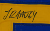 Jalen Ramsey Signed Framed Custom Blue Football Jersey JSA ITP