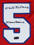 Phil Niekro Signed Atlanta Custom Red Jersey with Inscription