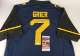 Will Grier Signed West Virginia Mountaineers Nike Authentic Jersey (JSA COA)