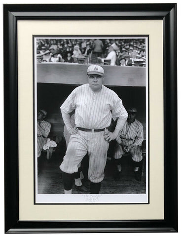 Babe Ruth The Bambino Framed 16x22 New York Yankees Historical Photo Archive