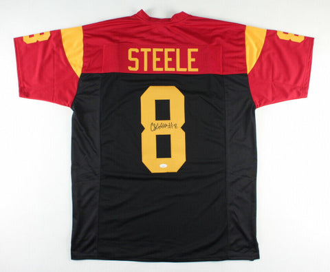 Chris Steele Signed USC Trojans Jersey (JSA COA) 4 Star Recruit Defensive Back