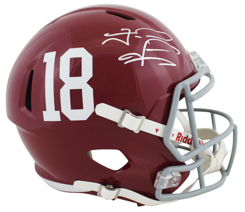 Alabama Tua Tagovailoa Authentic Signed Full Size Speed Rep Helmet Fanatics