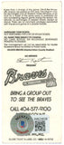 Deion Sanders Autographed Atlanta Braves 4/14/1993 vs Cubs Ticket BAS 37184