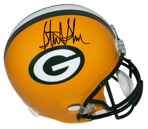 STERLING SHARPE SIGNED AUTOGRAPHED GREEN BAY PACKERS FULL SIZE HELMET BECKETT