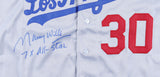 Maury Wills Signed Los Angeles Dodgers Jersey Inscribed 7x All-Star (PA Holo) 2B
