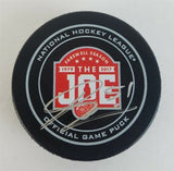 Frans Nielsen Signed Red Wings "The Joe Farewell Season" Hockey Puck (JSA COA)