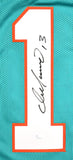 Dan Marino Autographed Teal Pro Style Jersey - JSA *Black