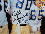 Kellen Winslow Signed Chargers 8x10 PF Photo Helped off w/HOF - Beckett W Auth