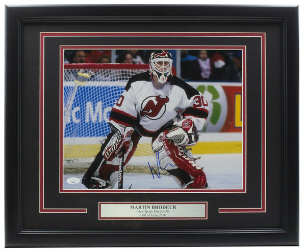 Martin Brodeur Signed Framed 11x14 New Jersey Devils Hockey Photo BAS –  Super Sports Center