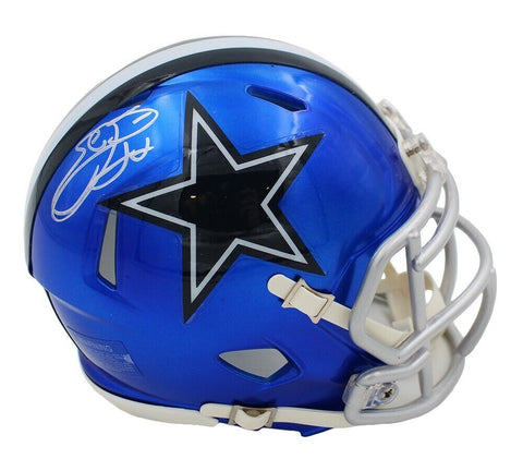 Emmitt Smith Signed Dallas Cowboys Speed Flash NFL Mini Helmet