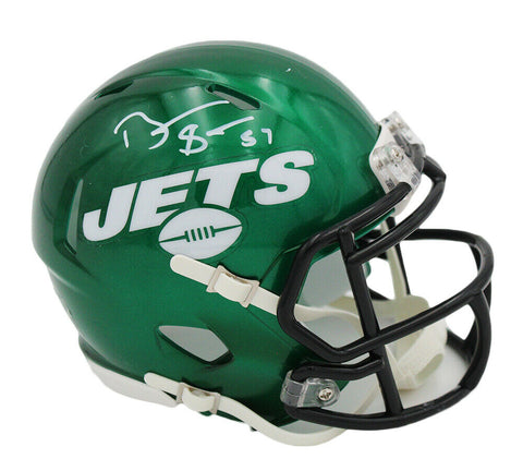 Bart Scott Signed New York Jets Speed NFL Mini Helmet