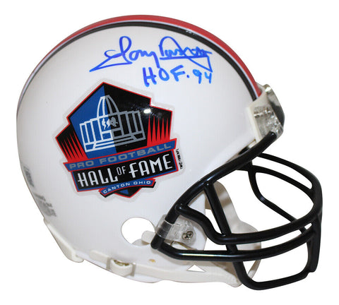 Tony Dorsett Autographed Hall Of Fame VSR4 Mini Helmet HOF Beckett 36229