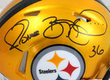 Jerome Bettis Autographed Steelers Flash Speed Mini Helmet-Beckett W Hologram