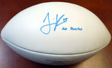 Jermaine Kearse Autographed Seahawks White Logo Football Go Hawks MCS Holo 30282