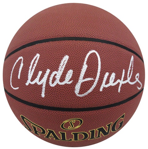 Clyde Drexler Signed Spalding Elevation Indoor/Outdoor NBA Basketball - (SS COA)