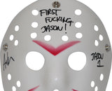 Ari Lehman Autographed/Signed Friday The 13th White Mask Jason Beckett 36373