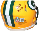 Dave Robinson Autographed Green Bay Packers Speed Mini Helmet BAS 37338