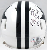 Bob Lilly Signed Dallas Cowboys 60-63 Speed Mini Helmet w/2 Insc.-Beckett W Holo