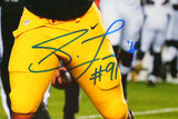 Stephon Tuitt #91 Autographed Steelers 8x10 In Black PF Photo- JSA W Auth