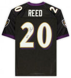Ed Reed Baltimore Ravens Signed Black M&N Authentic Jersey & "HOF 19" Insc