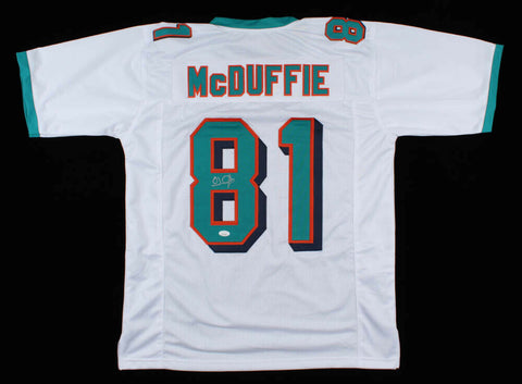 O. J. McDuffie Signed Dolphins Jersey (JSA COA) Miami W.R (1993-2001) Penn State