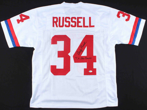 Andy Russell Signed AFC Pro Bowl Jersey (Beckett COA) Pittsburgh Steelers L.B.