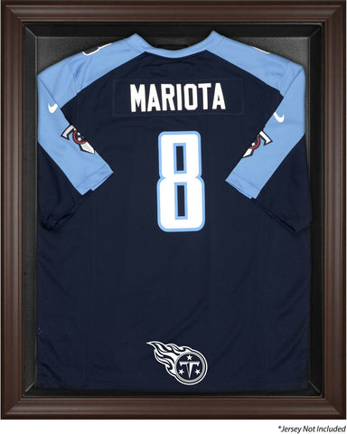 Titans Brown Framed Logo Jersey Display Case-Fanatics Authentic