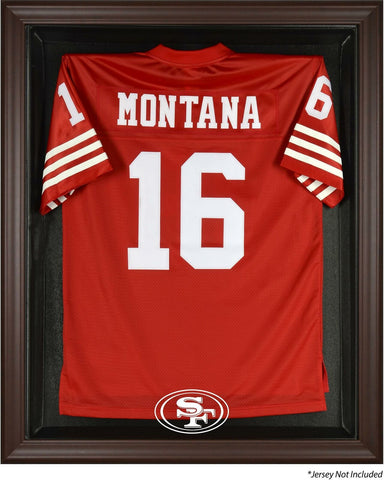 49ers Brown Framed Jersey Case - Fanatics Authentic