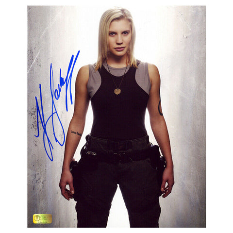 Katee Sackhoff Autographed Battlestar Galactica Starbuck Stance 8x10 Photo