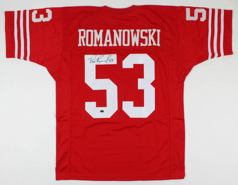 Bill Romanowski Signed San Francisco 49ers Jersey (GTSM Holo) 4xSuper Bowl Champ