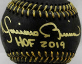 Mariano Rivera Autographed Rawlings OML Black Baseball w/ HOF - Beckett Auth