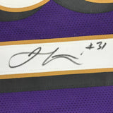 Autographed/Signed JAMAL LEWIS Baltimore Purple Football Jersey JSA COA Auto