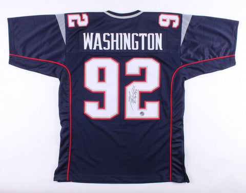 Ted Washington Signed New England Patriots Jersey (Pro Player) Nose Tackle