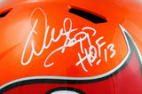 Warren Sapp Autographed TB Buccaneers F/S Flash Speed Helmet w/HOF-BeckettW Holo