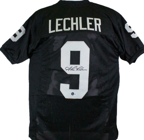Shane Lechler Autographed Black Pro Style Jersey- Beckett W Hologram *Black