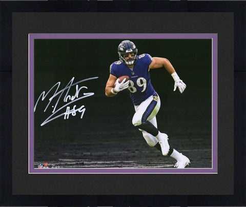 Frmd Mark Andrews Baltimore Ravens Signed 11" x 14" Spotlight Photo - LE 89