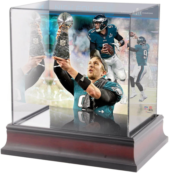 Nick Foles Philadelphia Eagles Super Bowl LII Champs Deluxe Mini Helmet Case